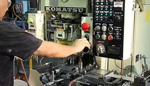 Punch Press Operator Running Progressive Tooling